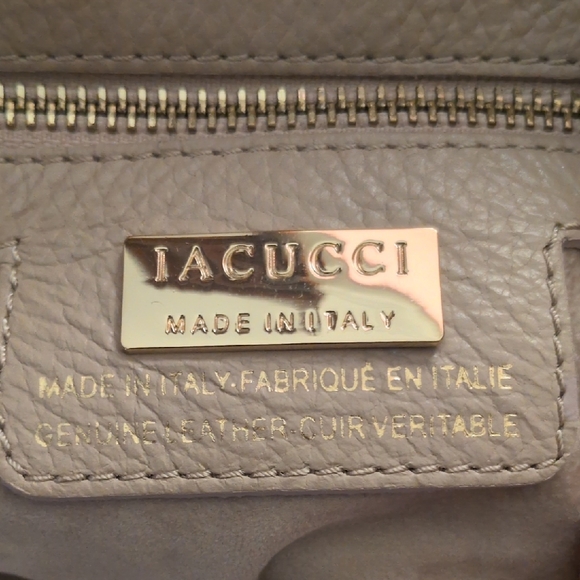 Iacucci Handbags - Cream Leather Women's Bag